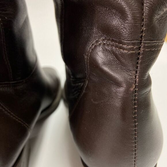 Naturalizer brown mid calf boots size 9M - Picture 5 of 11